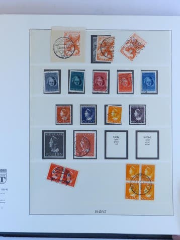 Nederland na 1945 in Lindner album, Postzegels en Munten, Postzegels | Volle albums en Verzamelingen, Ophalen of Verzenden