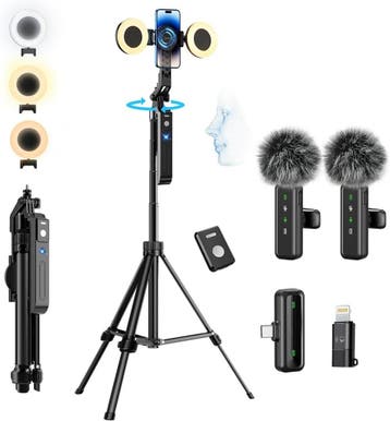Auto Face Tracking Statief | 180cm | Tweedekansje | OP=OP, Ophalen of Verzenden, Nieuw, 175 cm of meer, Driepoot