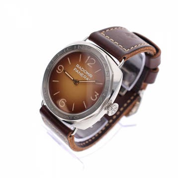 Panerai Radiomir 3-Days Acciaio PAM00687; Limited Edition..., Ophalen of Verzenden, Zo goed als nieuw, Leer, Overige merken
