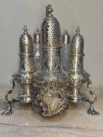 Samuel Wood - Olie-en-azijnstelletje (5) - .925 zilver -