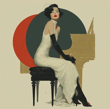CREATIVE_HUB - The sensual woman in a colours game