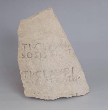 Oud-Romeins Aardewerk Fragment van een vaartuig met