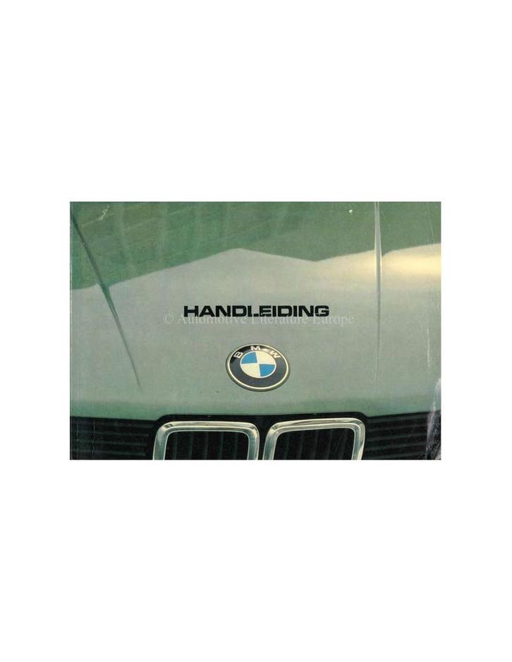 1982 BMW 5 SERIE INSTRUCTIEBOEKJE NEDERLANDS, Auto diversen, Handleidingen en Instructieboekjes