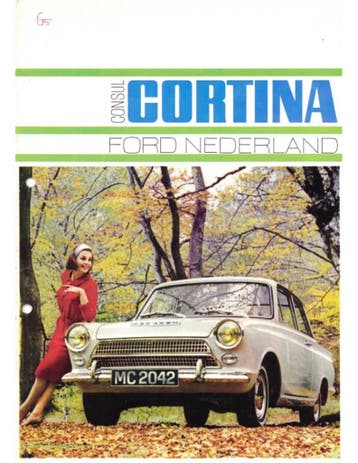 1964 FORD CONSUL CORTINA BROCHURE NEDERLANDS, Nieuw, Ford, Author