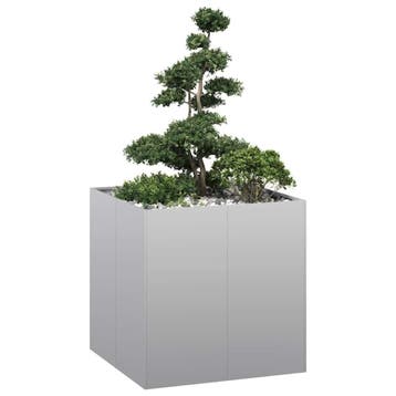 Plantenbak 80x80cm - Gegalvaniseerd staal - 54% Korting, Vierkant, Ophalen of Verzenden, Zo goed als nieuw, Metaal