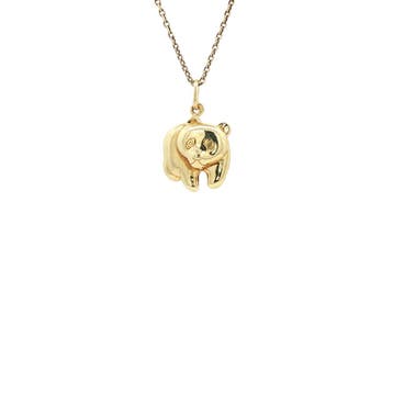 Gouden panda hanger 14 kt, Ophalen of Verzenden, Nieuw