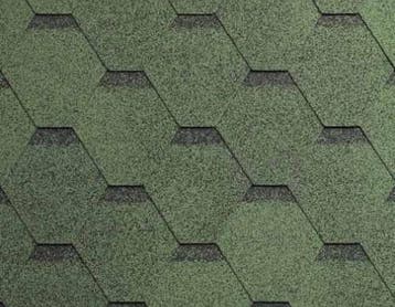 IKO shingle Superglass Hex Amazon Green Ultra (23) - 2,00 m2, Ophalen of Verzenden, Nieuw