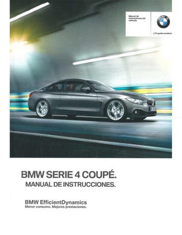 2013 BMW 4 SERIE COUPÉ INSTRUCTIEBOEKJE SPAANS