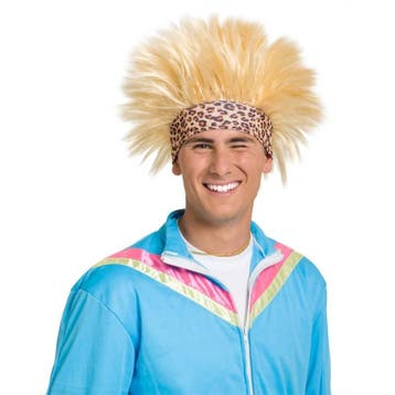 Blonde foute pruik man, Ophalen of Verzenden, Nieuw