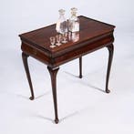 Hollandse wandtafel of theetafel 18e eeuw  met aan elke zijk, Ophalen of Verzenden