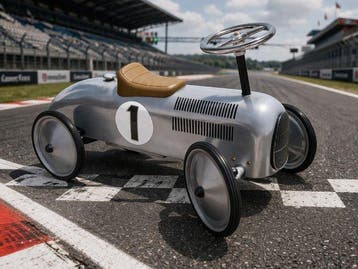 Retro Roller - Trapauto Retro Roller - Ride On Racing Car,, Antiek en Kunst, Antiek | Speelgoed