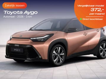 Toyota Aygo | Zakelijk Leasen vanaf 100,- p/mnd, Nieuw, Financial lease, Lease, Aygo