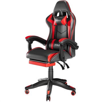 Avalo Gaming Stoel - Zwart/Rood, Huis en Inrichting, Bureaustoelen, Verzenden, Nieuw