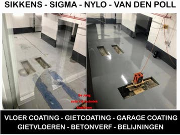 160m2 2K Epoxy Showroomvloercoating Winkel Supermarkt Opslag, Verzenden, Nieuw, Verf, 10 tot 15 liter