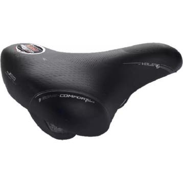 Selle Bassano Zadel - Unisex - 3 Zone Comfort Plus - Bred..., Ophalen of Verzenden, Nieuw, Frame