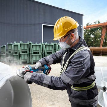 Bosch Professional PRO GWS 18V-11 Accu haakse slijper 125 mm, Ophalen of Verzenden, Zo goed als nieuw