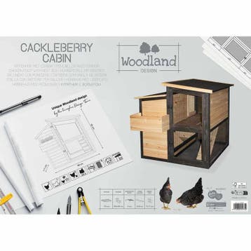 Kippenhok Woodland Cackleberry Cabin – Houten Kippenhok m., Verzenden, Nieuw, Kippenhok of Kippenren