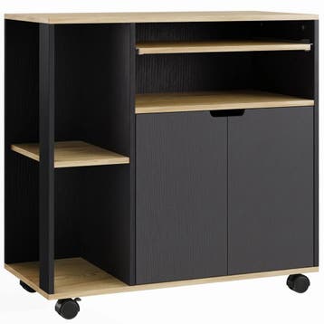 Rollender Küchenwagen Mit Stauraum, Schrank, Verstellbare Re, Verzenden, Nieuw