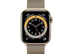 Apple Watch Series 6 - GPS + 4G - 44mm Roestvrij Staal -, Sieraden, Tassen en Uiterlijk, Smartwatches, Verzenden, Zo goed als nieuw