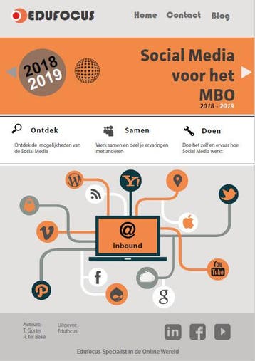 Social media voor het MBO 2018 2019 9789492442321, Boeken, Verzenden, Zo goed als nieuw