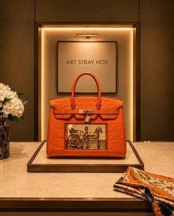 Art Stray-Nos - “ Lécrin Hermès ... Birkin illuminé .