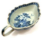 Cina XVIII Secolo Periodo Qianlong - Sauskom - Wit en blauw