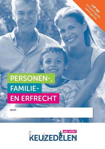 Personen  familie  en erfrecht | combipakket 9789037266719, Verzenden, Zo goed als nieuw