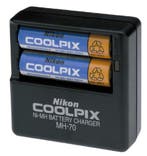 Nikon MH-70 Acculader / Accu Lader voor EN-EL2 (Incl. Stroom, Verzenden, Zo goed als nieuw