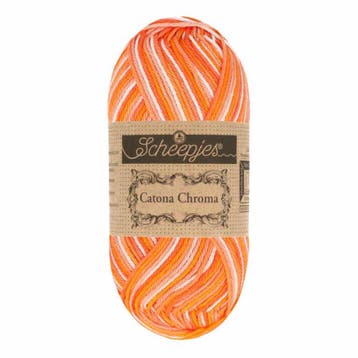 Scheepjes Catona Chroma 50gr - 019 Calendula, Verzenden, Nieuw
