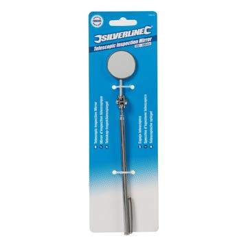 Silverline Inspectiespiegel telescopisch - messing - 200-..., Ophalen of Verzenden, Nieuw
