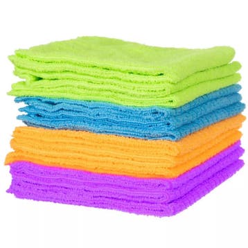Ruhhy Microvezel Doekjes - Set van 12: Maakt Schoonmaken..., Ophalen of Verzenden, Nieuw
