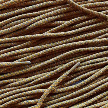 Reflecterende ronde veters - Goudgeel • 100 120 140  cm x 5, Ophalen of Verzenden, Nieuw