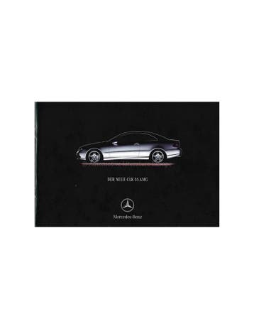 2002 MERCEDES BENZ CLK AMG BROCHURE DUITS, Nieuw, Author