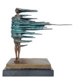 sculptuur, Surreal bronze - 50 cm - Brons, Marmer