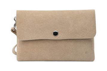 Manfield Crossbodytas Goud, Verzenden, Zo goed als nieuw