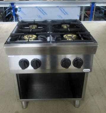 NIEUW, Modular Fornuis met 4 branders, B70 x D70 x H89cm,, Gebruikt