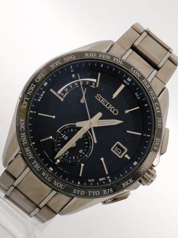 Seiko - Radio Wave Control World Time Solar - Zonder