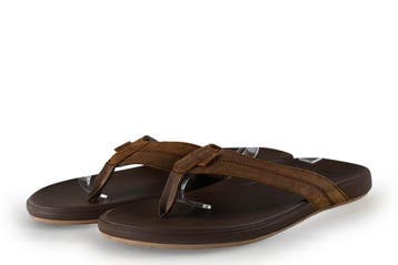 Reef Slippers in maat 45 Bruin, Kleding | Heren, Slippers, Bruin, Verzenden, Zo goed als nieuw