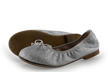 Iela Ballerinas Meisjes in maat 32 Zilver, Kinderen en Baby's, Verzenden, Jongen of Meisje, Iela, Zo goed als nieuw