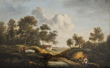 Escuela Holandesa (XVII-XVIII) - La Granjera, Antiek en Kunst