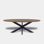 Tafel Ovaal Eikenhout  Matrix  180x90, Nieuw