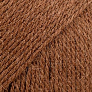 DROPS Alpaca Uni Colour - 9041 koperbruin - Wol Garen, Ophalen of Verzenden, Nieuw