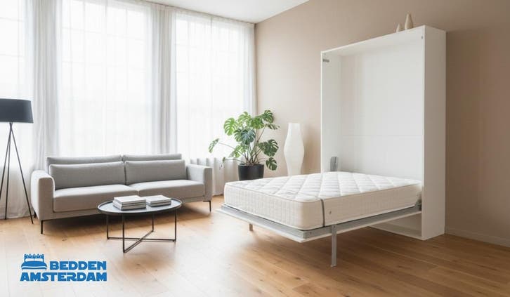 Compaqt Deluxe Verticaal Opklapbed - diverse maten, Huis en Inrichting, Slaapkamer | Bedden, Nieuw, Verzenden