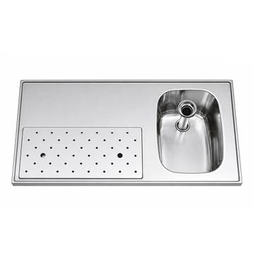 RVS / Inox spoeltapblad ST-BB100-1, Ophalen of Verzenden