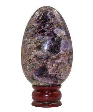 KAMR GEM | Gigantische A++ Chevron Amethist Kristal Ei -
