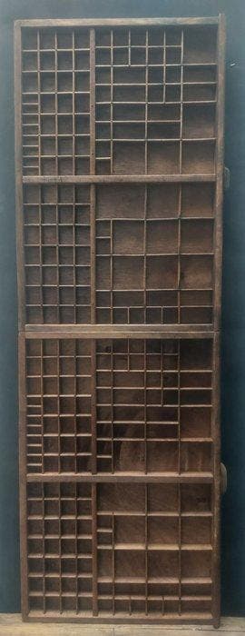 Wandrek - Hout - Grote lettersbak, Antiek en Kunst, Curiosa en Brocante