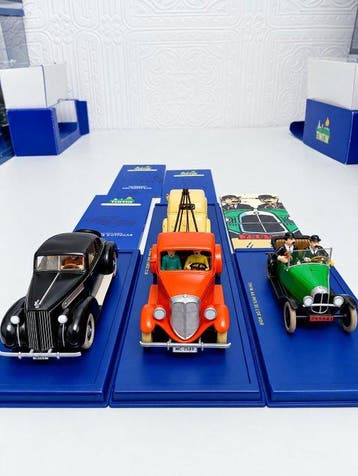 Atlas, En Voiture Tintin 1:43 - Modelauto (3) - Lot, Nieuw