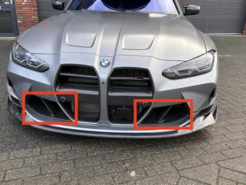 BMW G80 G81 M3 G82 G83 M4 Carbon voorbumper lucht happer, Verzenden