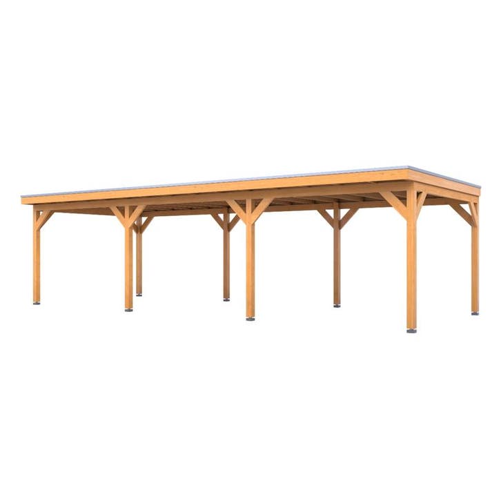 Douglas overkapping, 402 x 981 cm Verando, Pure, Tuin en Terras, Overkappingen