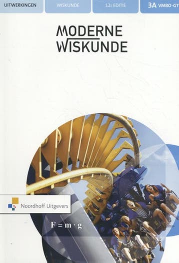 Moderne wiskunde 12e editie 3 vmbo gt uitwerki 9789001885113, Zo goed als nieuw